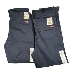 Bulwark FR Navy Blue Work Pants CAT 2 NFPA 2112 PLW2NV2 36x37U NEW 2 Pair lot